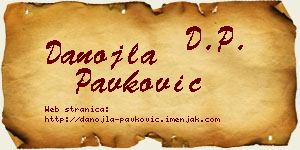 Danojla Pavković vizit kartica